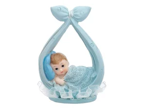 Figurka Chłopiec w chuście niebieski 11cm