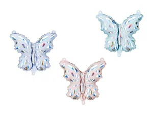 Balony foliowe do girland Motyle mix 19x23cm 21szt