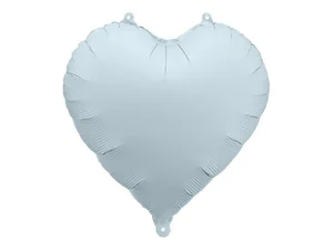 Balon foliowy Serce 45cm mglisty niebieski