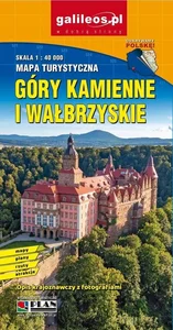 Mapa tur. - Góry Kamienne i Wałbrzyskie Mapa tur. - Góry Kamienne i Wałbrzyskie