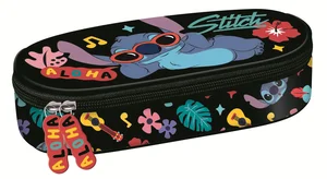 Piórnik saszetka usztywniona Stitch black Aloha
