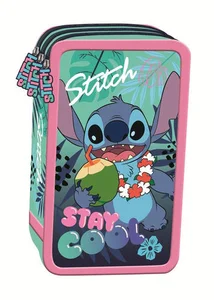Piórnik 3 komorowy z wyposażeniem Stitch Stay Cool