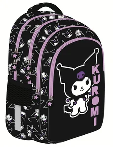 Plecak 4 -komorowy Kuromi Black
