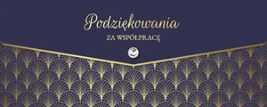 Karnet Lux Podziękowania za współpracę