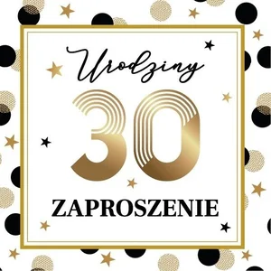 Zaproszenie Urodziny (10szt)