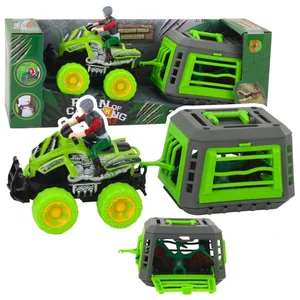 Quad z kierowcą klatka z dinozaurem Pterodaktyl Quad z kierowcą klatka z dinozaurem Pterodaktyl
