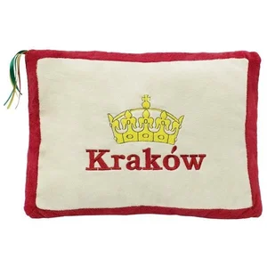 Poduszka Kraków czerwona 34x24cm