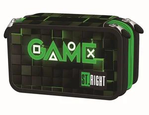 Piórnik 3-komorowy z wyposażeniem Green Game