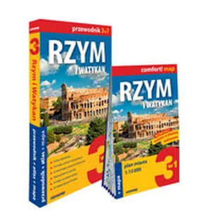 Rzym i Watykan 3w1 przewodnik + atlas + mapa Rzym i Watykan 3w1 przewodnik + atlas + mapa