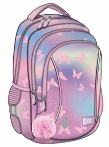 Plecak 3 komorowy Pink Butterflies