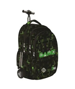 Plecak na kółkach 4 komorowy Green Game
