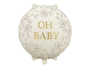 Balon foliowy pastylka Oh Baby 35x35cm Balon foliowy pastylka Oh Baby 35x35cm