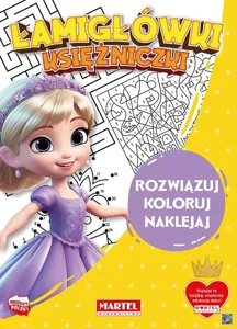Łamigłówki księżniczki z naklejkami Łamigłówki księżniczki z naklejkami