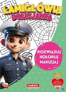 Łamigłówki policjanta z naklejkami Łamigłówki policjanta z naklejkami