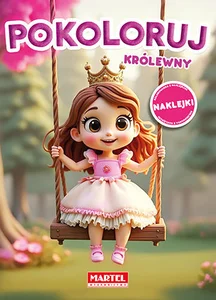 Kolorowanka Pokoloruj królewny z naklejkami Kolorowanka Pokoloruj królewny z naklejkami