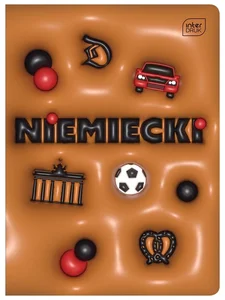 Zeszyt A5/60K kratka Niemiecki +pig.wiedzy (10szt)