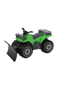 Quad z pługiem w pudełku 30 cm, zielony PLASTO