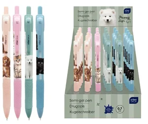 Długopis auto z gripem Puppy Sign nieb (24szt) Długopis auto z gripem Puppy Sign nieb (24szt)