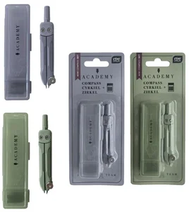 Cyrkiel mini z rysikiem w etui Academy mix