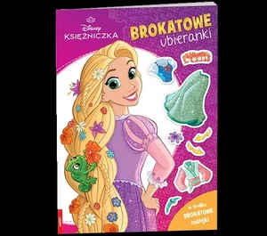 Disney Księżniczka. Brokatowe Ubieranki