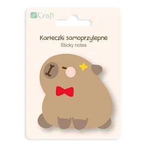 Karteczki samoprzylepne Kapibara Muszka 6,2x 6 cm 30k. Karteczki samoprzylepne Kapibara Muszka 6,2x 6 cm 30k.