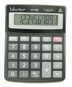 Kalkulator Vector KAV CD-1202 BLK Kalkulator Vector KAV CD-1202 BLK