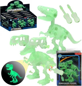 Szkielet dinozaura rozkręcany świecący