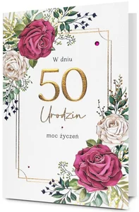 Karnet Urodziny 50 Karnet Urodziny 50