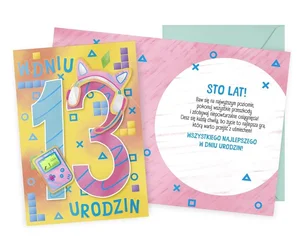 Karnet Urodziny 13 Karnet Urodziny 13