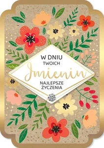 Karnet Imieniny Karnet Imieniny