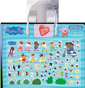Peppa Pig. Kocham naklejać. Z przyjaciółmi na podwórku Peppa Pig. Kocham naklejać. Z przyjaciółmi na podwórku