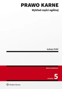 Prawo karne Wykład części ogólnej w.5/2025