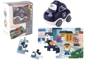 Auto puzzle Przygoda drogowa policja Auto puzzle Przygoda drogowa policja