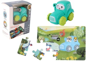 Auto puzzle Przygoda drogowa traktor Auto puzzle Przygoda drogowa traktor