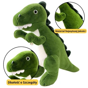 Maskotka przytulanka dinozaur zielony 27cm