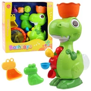 Dinozaur z młynkiem do kąpieli 8el