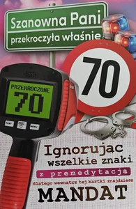 Karnet Urodziny 70 Karnet Urodziny 70