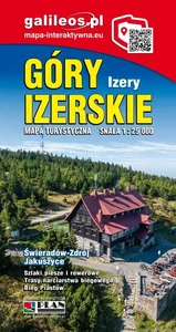 Mapa - Góry Izerskie 1:25 000