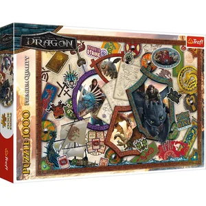 Puzzle Jak wytresować Smoka, Bohaterowie 1000