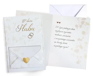 Karnet Ślub koperta