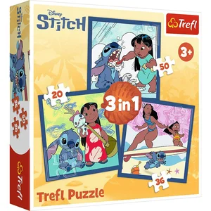 Puzzle 3w1 Lilo & Stitch, Czas ze Stitchem