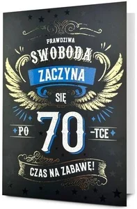 Karnet B6 Urodziny 70 Karnet B6 Urodziny 70