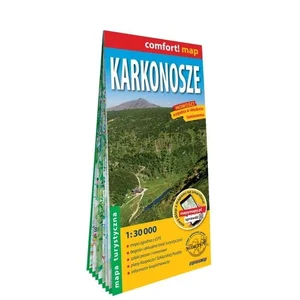 Karkonosze; laminowana mapa turystyczna 1:30 000
