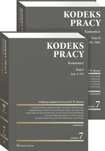 Kodeks pracy Komentarz Tom 1-2 Kodeks pracy Komentarz Tom 1-2