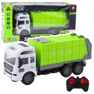 Śmieciarka RC ze świałem 1:24