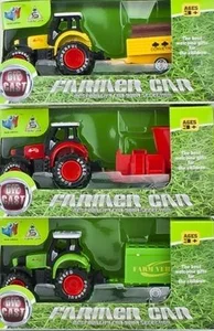 Traktor z przyczepą mix