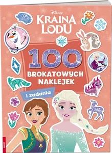 Kraina Lodu 100 Brokatowych naklejek Kraina Lodu 100 Brokatowych naklejek