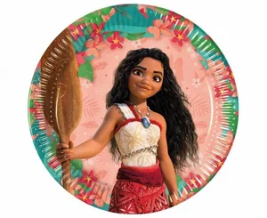 Talerzyki papierowe Moana 23cm 8szt Talerzyki papierowe Moana 23cm 8szt