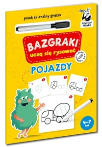 Bazgraki uczą się rysować Pojazdy Kapitan Nauka