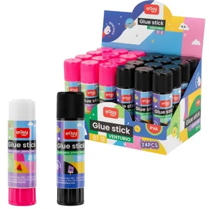 Klej w sztyfcie PVA 21g mix (24szt) EASY